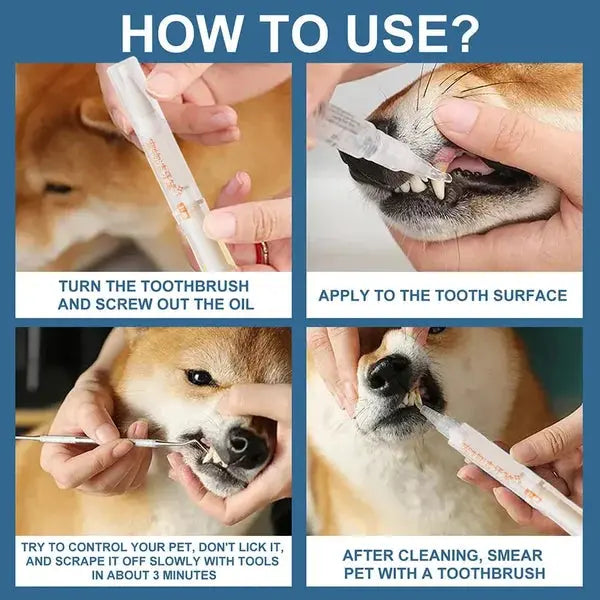 🔥2024 New Upgraded Pet Toothbrush Pen PawsMagics