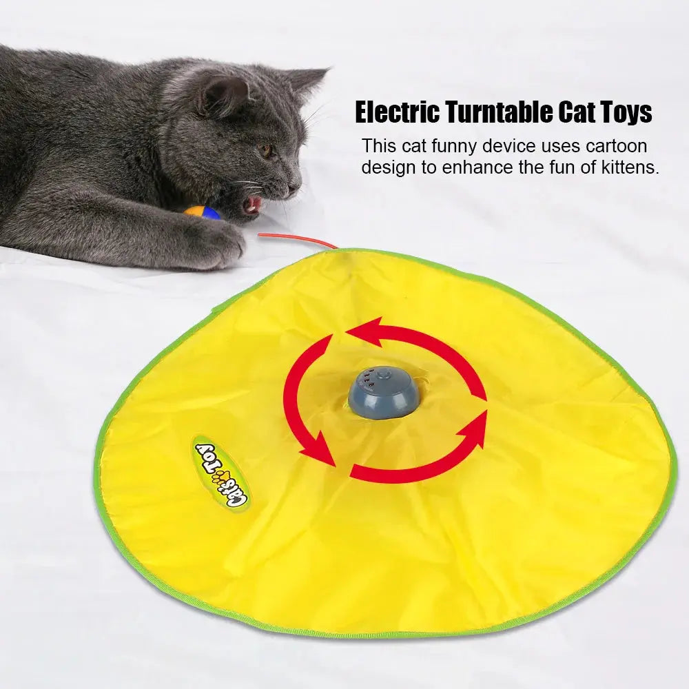 4 Speeds Interactive Electric Cat Toy - PawsMagics