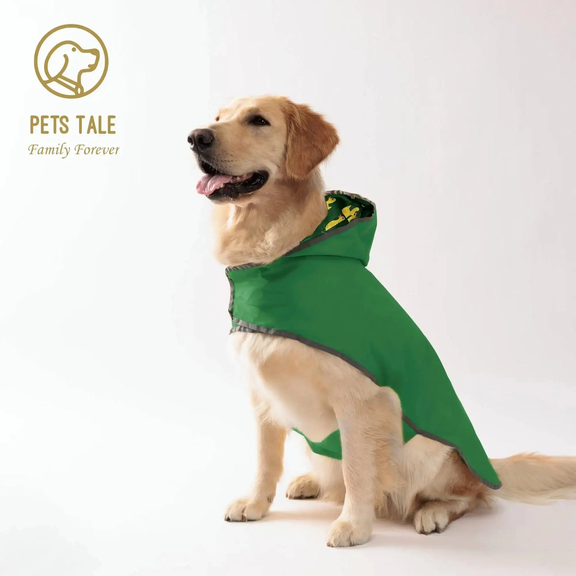 All Weather Dog Raincoat – Dual-Sided Waterproof with Velcro Closure PawsMagics