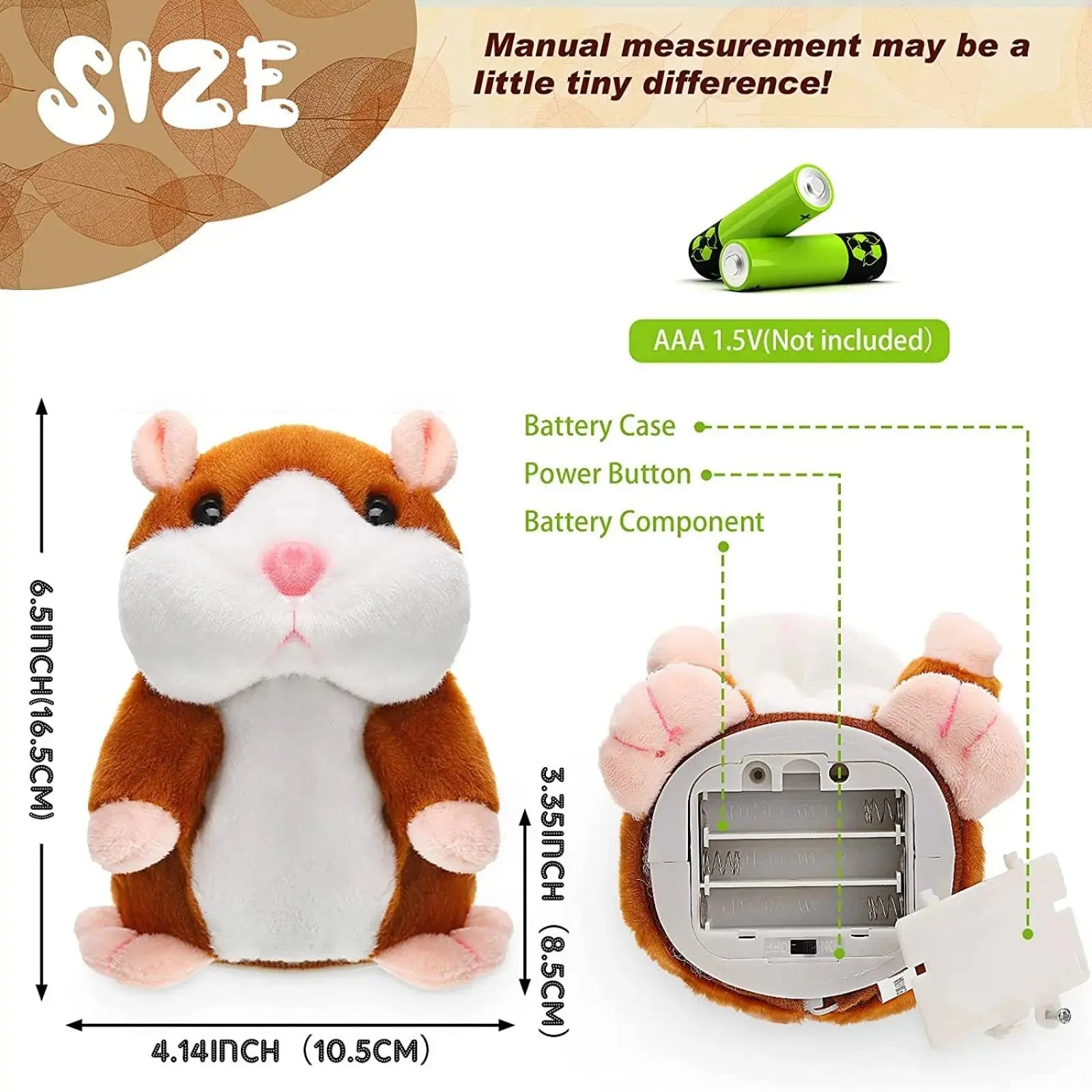 Cute Talking Hamster Toy Dogs Best Friend - PawsMagics