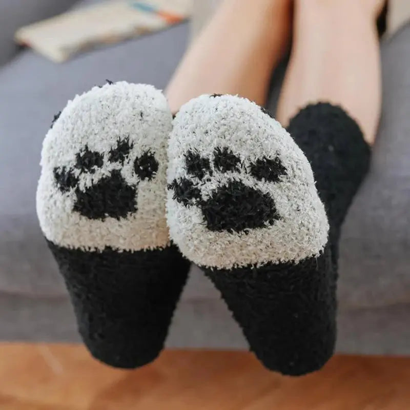 Fashion Paw Stripe 3D Socks - PawsMagics