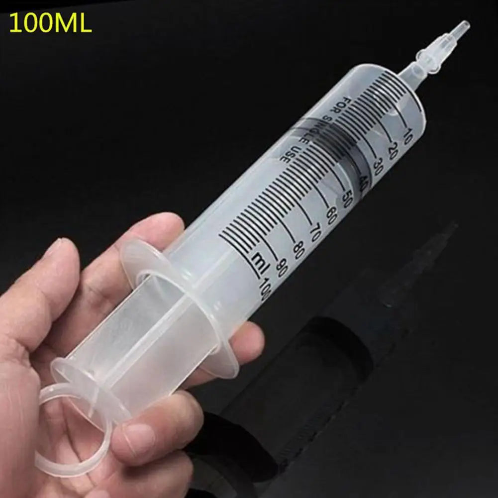 Reusable Plastic Syringes 100mL / 150mL / 200mL – Feeder, Cleaning, Douche, Enema, Nutrient, Health Measuring Tools