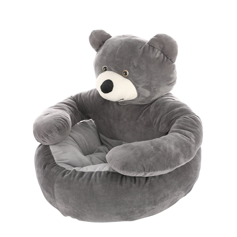 Teddy Bear Cuddler Pet Bed - PawsMagics