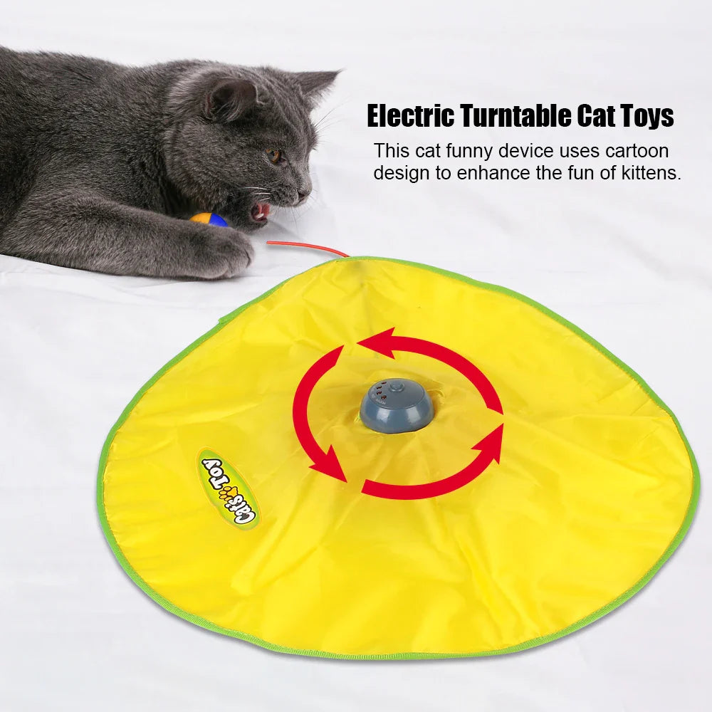 4 Speeds Interactive Electric Cat Toy - PawsMagics