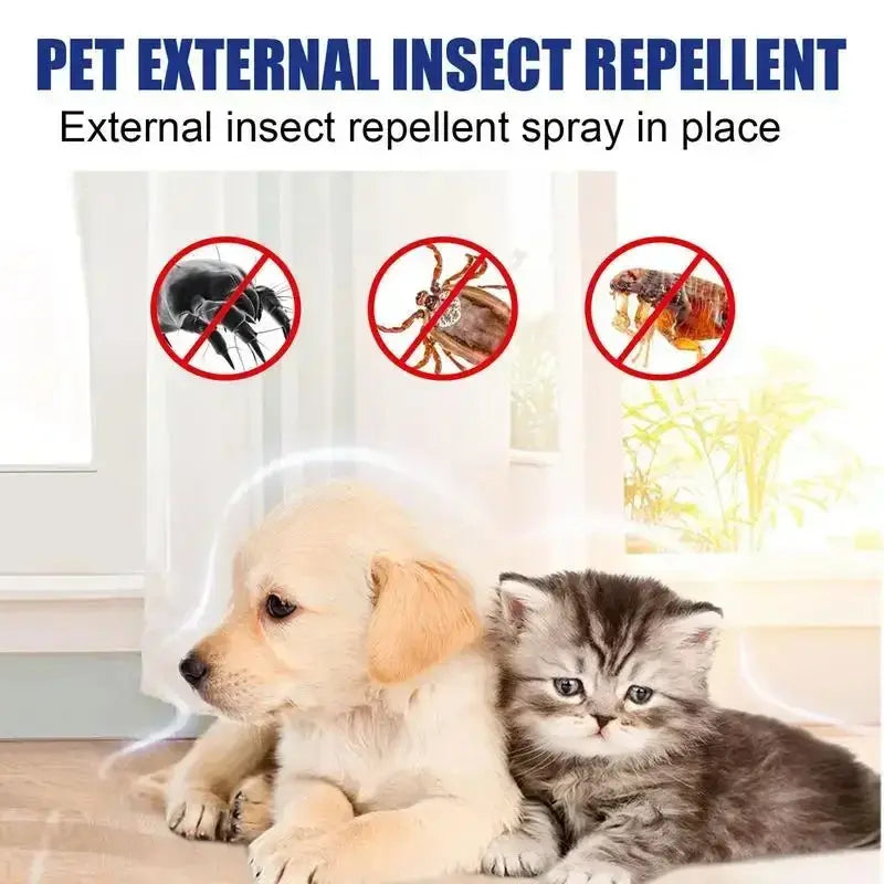 Pet Dog Cat Anti Flea Drops 100ml Insectcide Flea Lice Insect Remover Spray Flea And Tick Concentrate Formula Pet Flea Remover PawsMagics