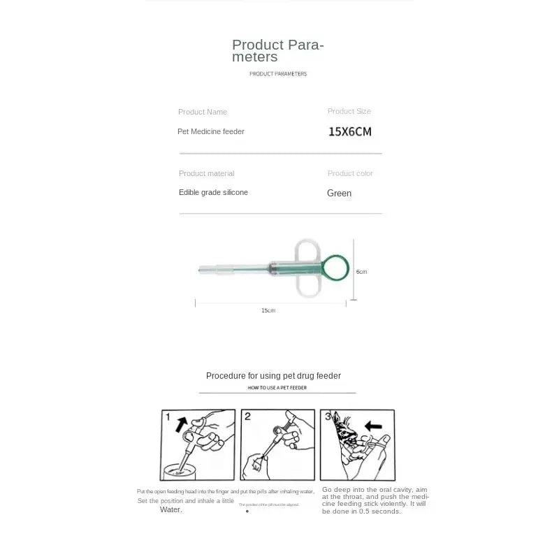 Pet Feeding Medicine Tool - PawsMagics