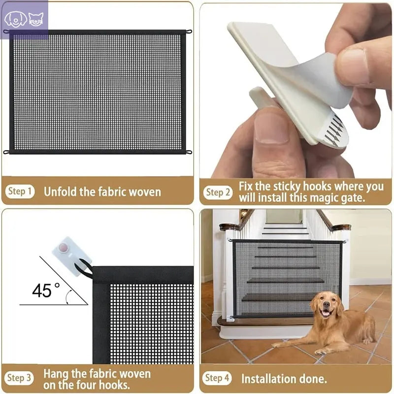 Portable Pets Safety Door Guard - PawsMagics