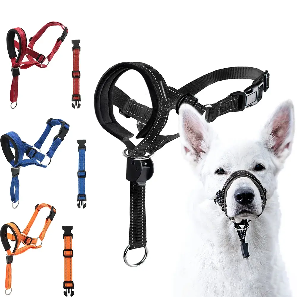 QuickEase Head Halter Muzzle | Anti-Bite & No-Pull Control PawsMagics