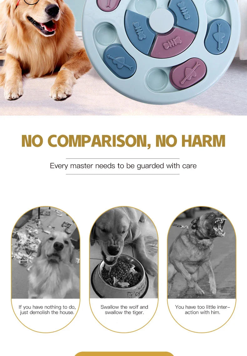 Pet slow food bowls interactive brain training - PawsMagics