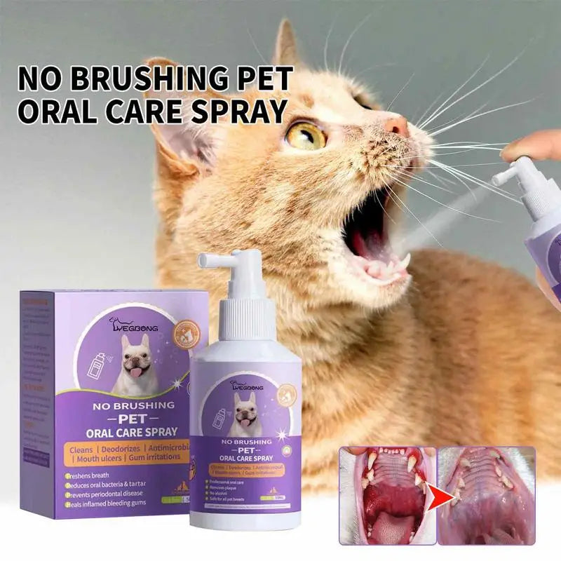 Teeth Cleaning Spray for Dogs & Cats - PawsMagics