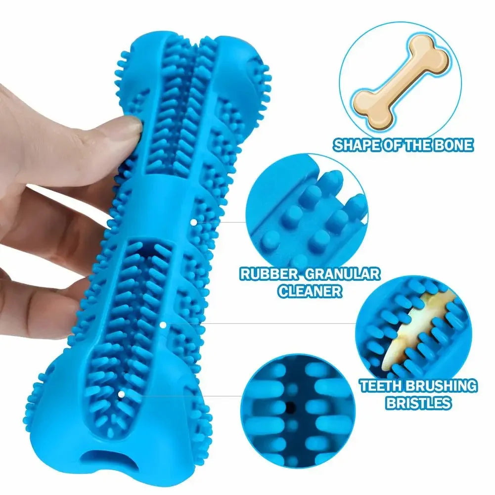 Dog Bone Toothbrush Cleaning - PawsMagics