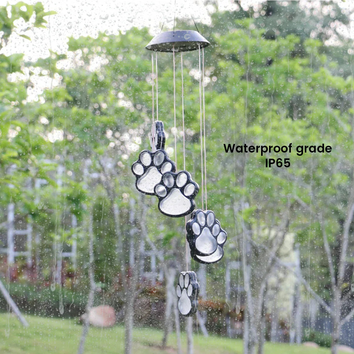 Solar LED Wind Chime Lamp - PawsMagics