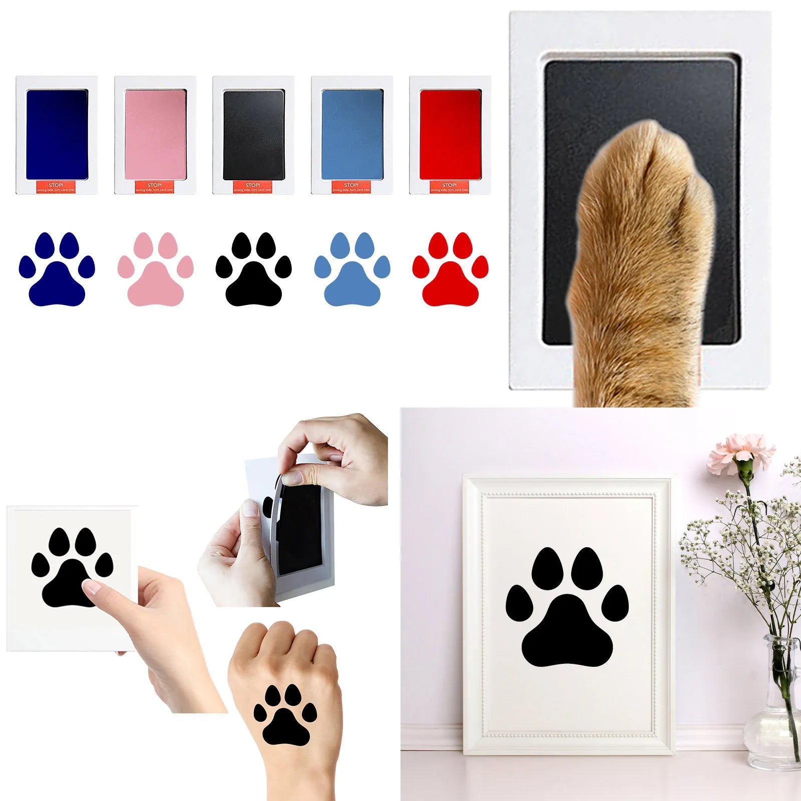 ☑️Paw Print Stamp Pad - PawsMagics