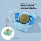 Natural Catnip Cat Rotatable Catnip Wall Ball Toys Licking Snacks Healthy Nutrition Ball Teeth Cleaning Catnip Toy Pet Supplies - PawsMagics