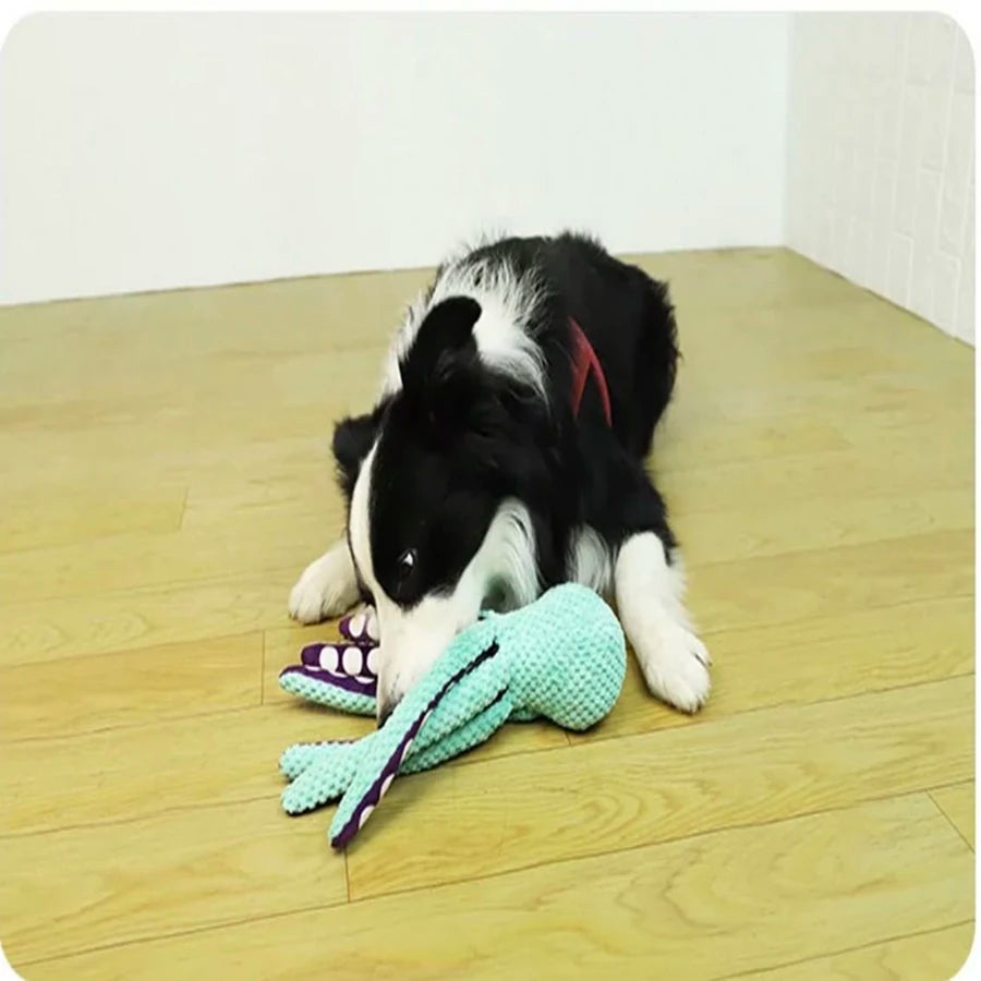 Octopus Plush Squeaky Dog Toys