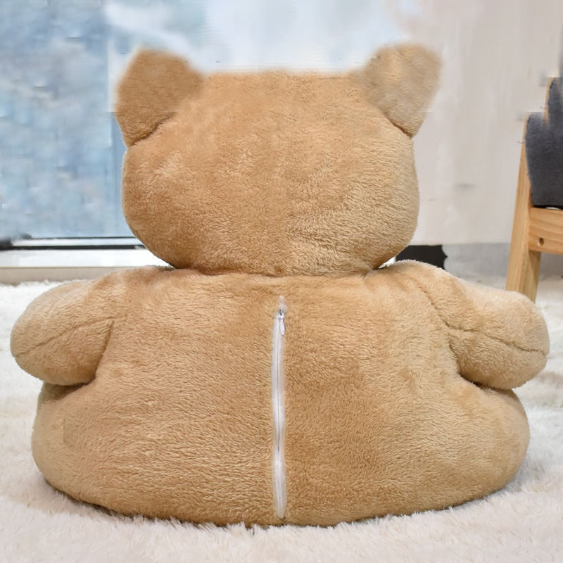 Teddy Bear Cuddler Pet Bed - PawsMagics