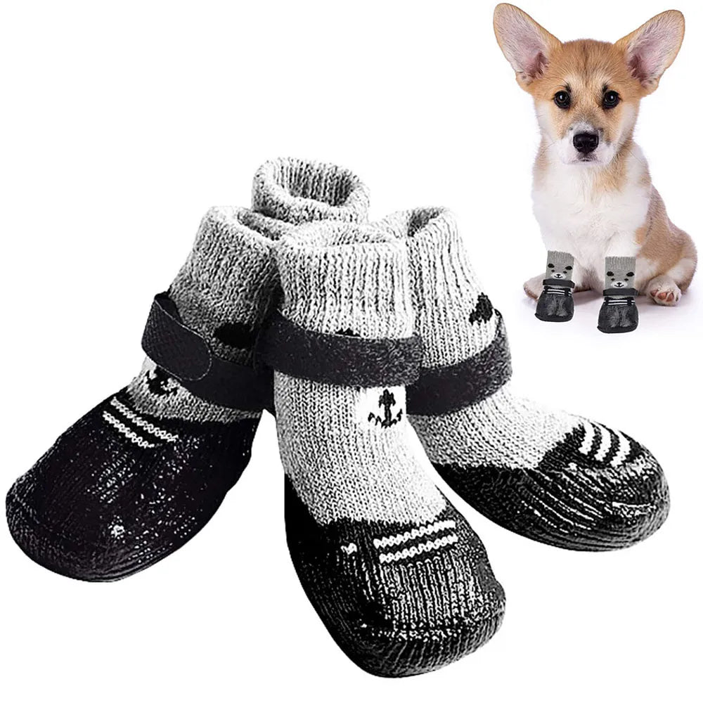 PawProtector™ Waterproof Breathable Dog Socks: Non-Slip & Adjustable - PawsMagics