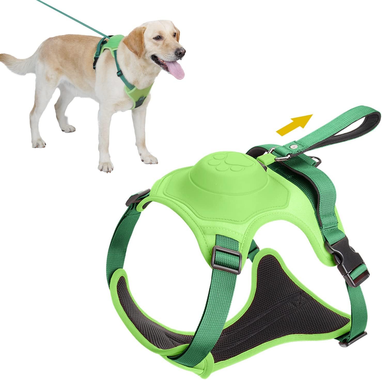 Dog Harness and Retractable Leash Set All-in-One - PawsMagics