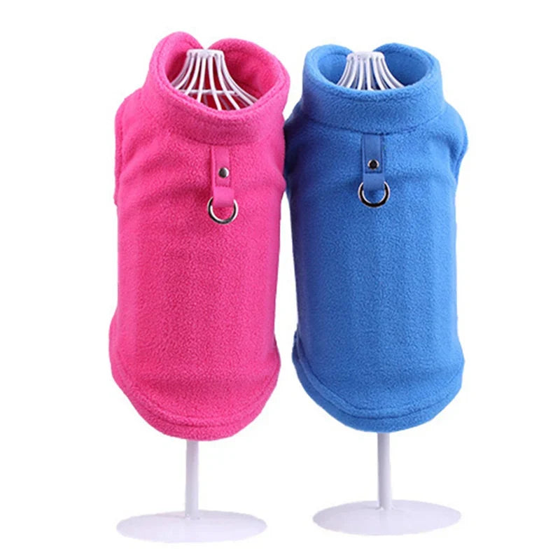 Fleece Dog Jacket - PawsMagics