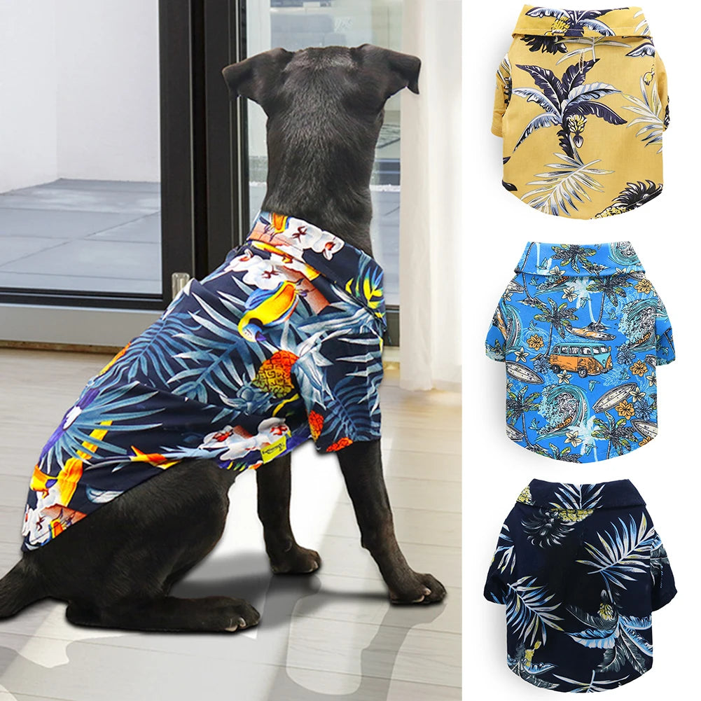 Island Paws Hawaiian Pet Shirts - PawMoon