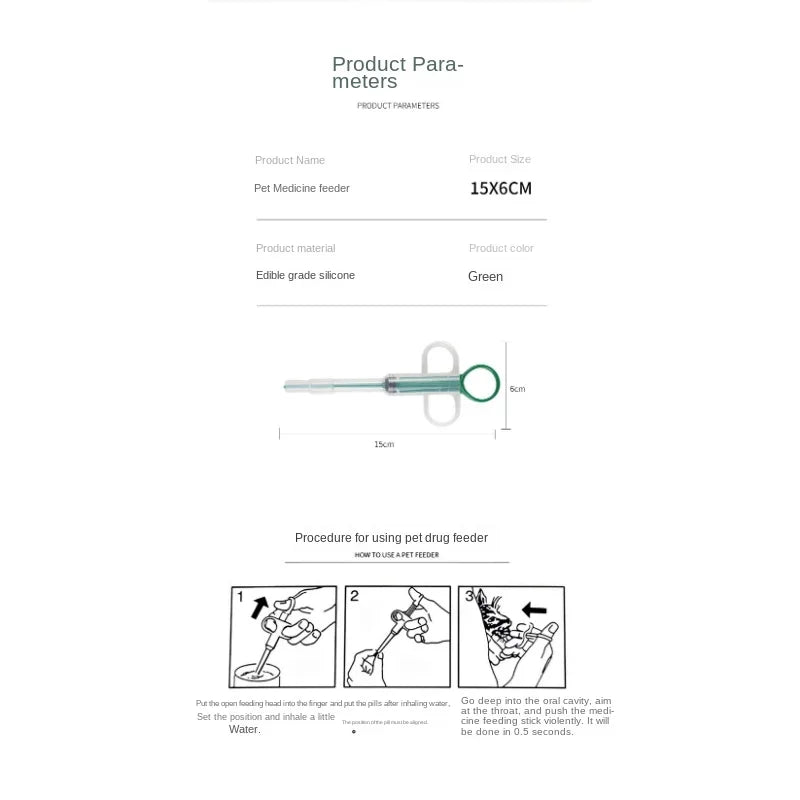 Pet Feeding Medicine Tool - PawsMagics