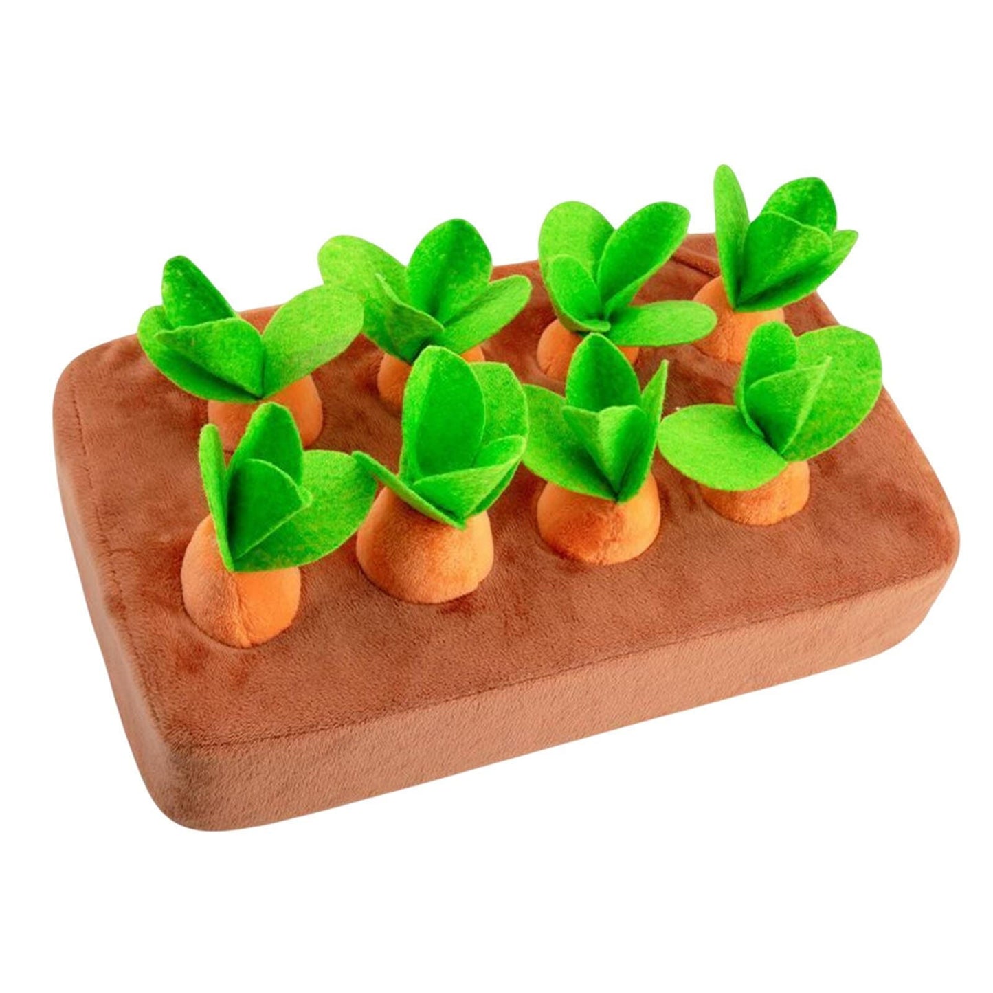 Carrot Field Pet Plushie Toy - PawsMagics